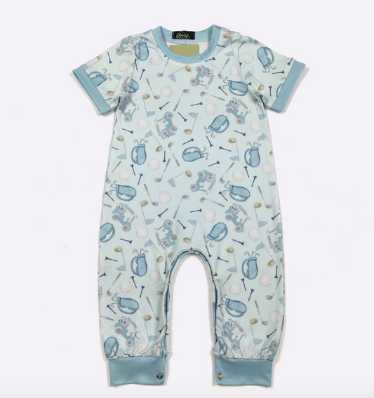 Hole in One Boy Romper