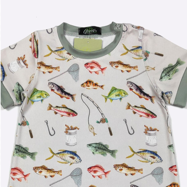 Hooked on Adventure Boy Romper