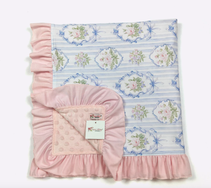 Periwinkle Portrait Blanket