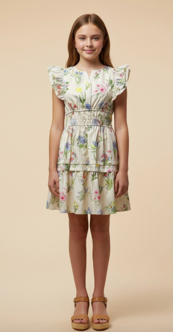 Allover Floral Print Fabric