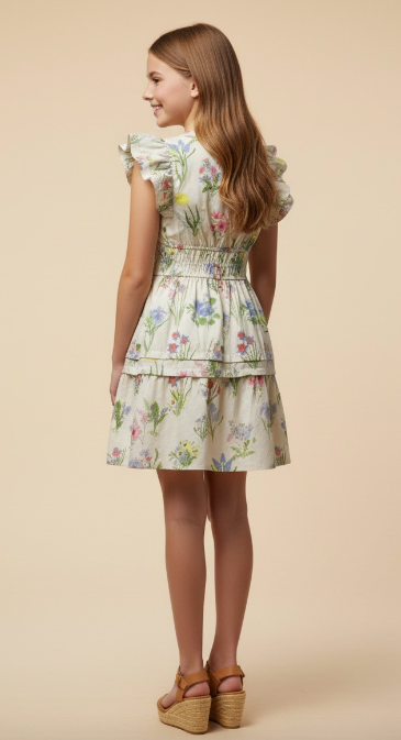 Allover Floral Print Fabric
