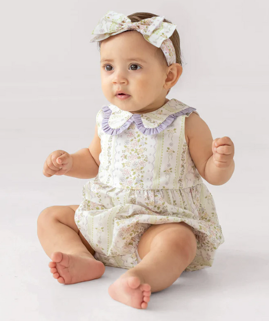 Graceful Garden Sleeveless Romper