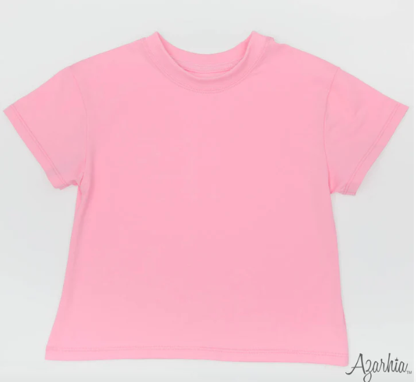 Boxy T’ in Solid Pink