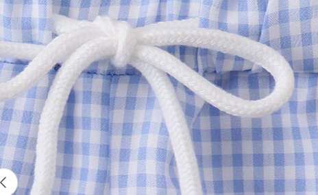 BLUE FLAG SMOCKED SHORTS SET