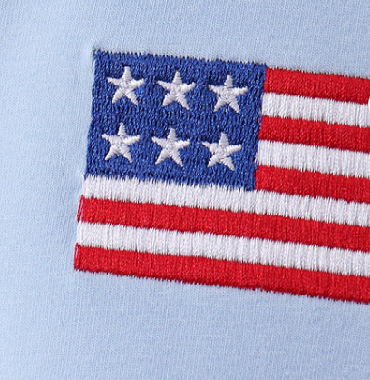 BLUE FLAG SMOCKED SHORTS SET