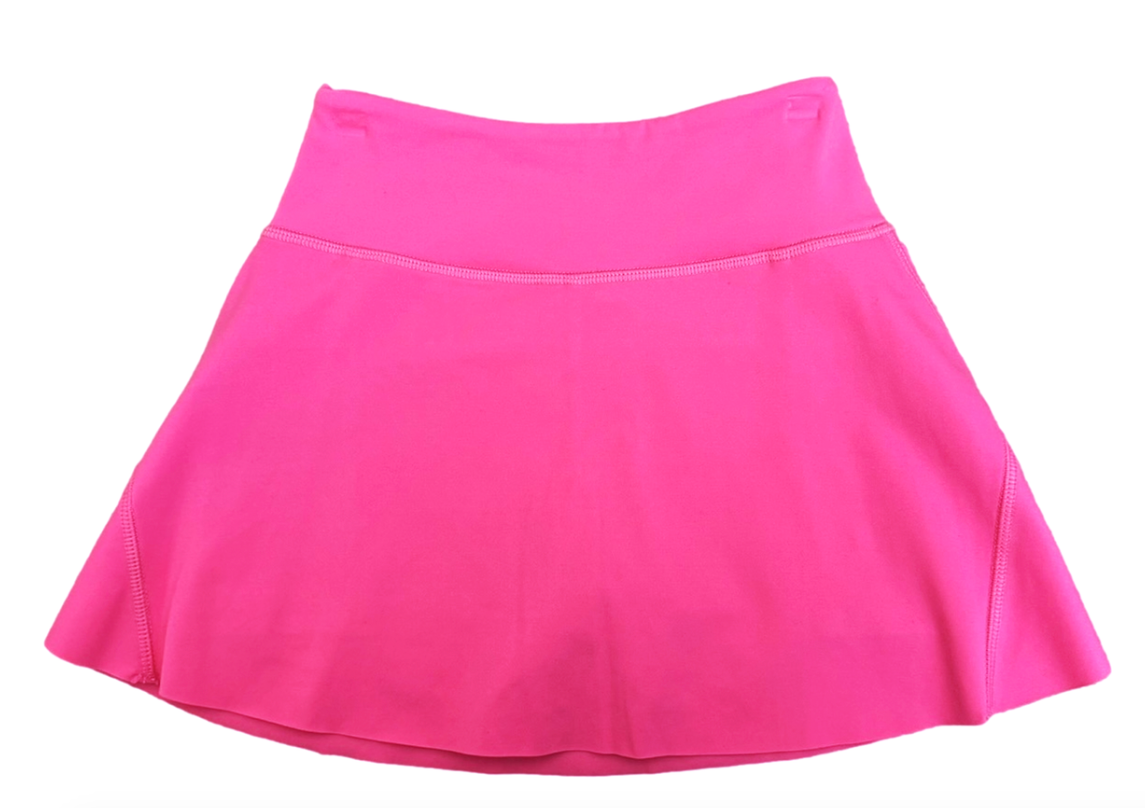High Waisted Skort in Pink