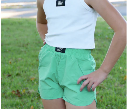 Lulu Mac SHORT MINT KIDS SHORTS