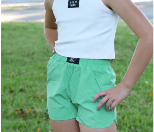 Lulu Mac SHORT MINT KIDS SHORTS
