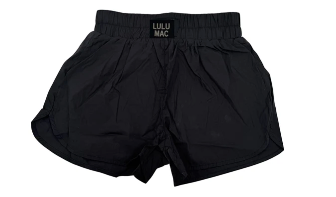 LuLu Mac black KIDS SHORTS