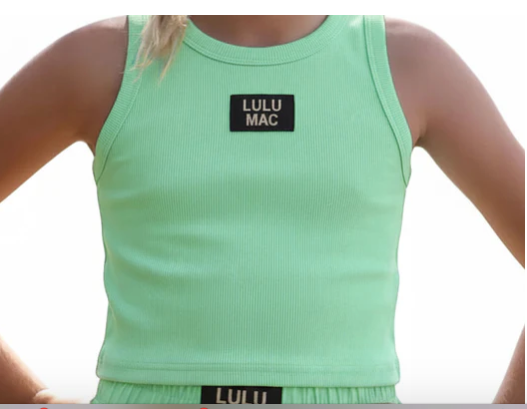 LuLu Mac Mint KIDS SOLID TANK