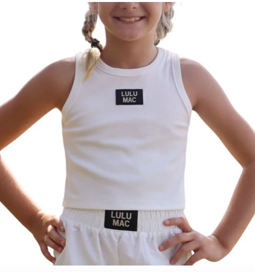 LuLu Mac White KIDS SOLID TANK