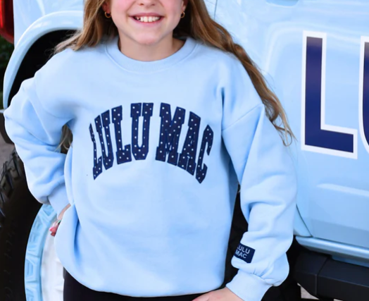LuLu Mac Blue/ Navy Sweatshirt