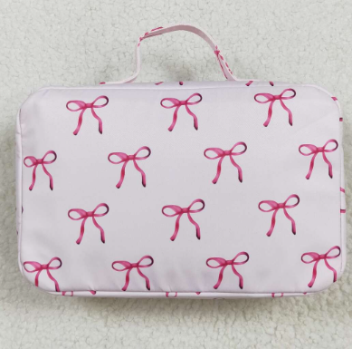 Pink Bow Travel bag/lunchbox