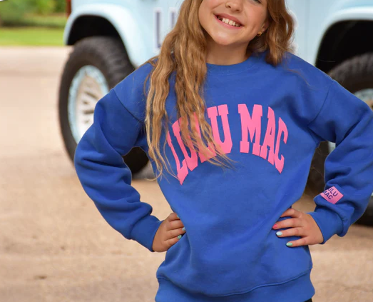 LuLu Mac Royal / Pink Sweatshirt