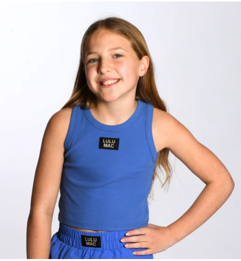 LuLu Mac Royal Blue KIDS SOLID TANK
