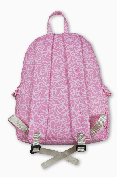 Pink Bows Plaid Ruffle Baby Girls Backpacks