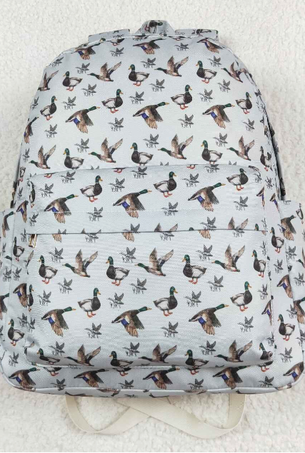 Duck Print Kids Boys Backpack