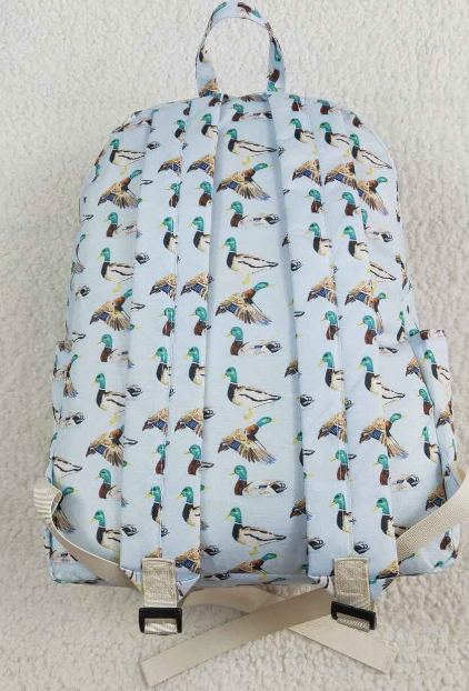 Duck Mallard Kids Boys Backpack