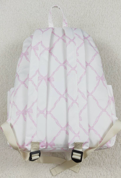 Pink Bow Kids Girls Backpack