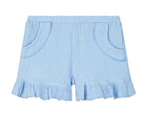 1206 Blue gauze shorts