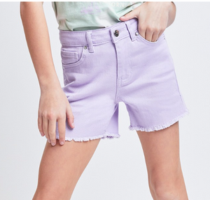 1494 Lavender Denim Shorts